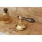 Kingston Brass NS4466AL 8" Widespread Bathroom Faucet, Brass/Black Stainless Steel NS4466AL - alternate 2